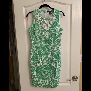 Beautiful Chadwick’s Dress Lined and Beaded